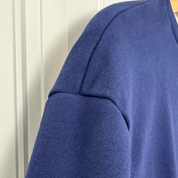 John Elliott Dark Navy Blue Crewneck Sweater Number 2 Men’s Size Medium - Picture 8 of 12